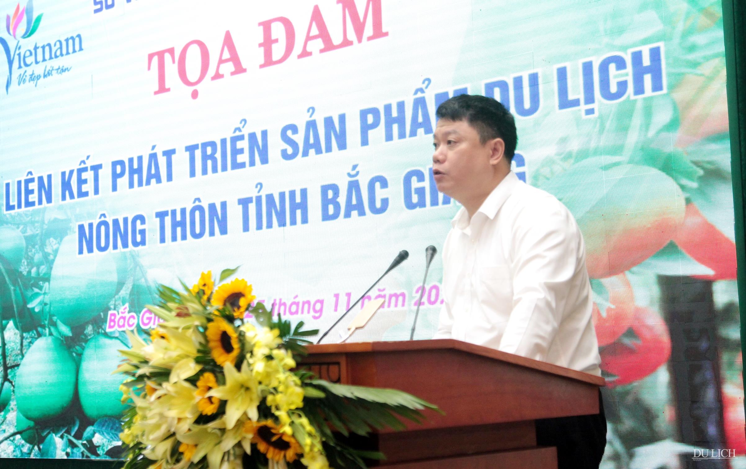  Phó Giám đốc Sở VHTTDL Bắc Giang Đỗ Tuấn Khoa phát biểu tại Tọa đàm